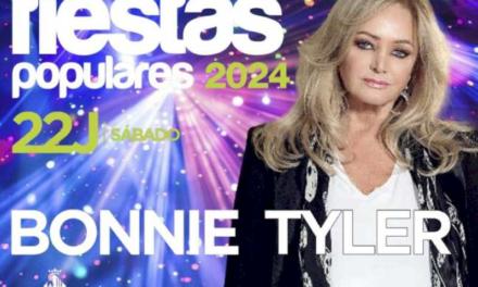 Torrejón – Astăzi, sâmbătă, 22 iunie, Festivalurile Populare continuă cu concertul Bonnie Tyler, Matinalul Copiilor, Târgul de Zi…