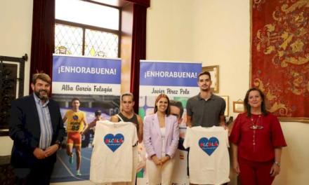 Alcalá – Primarul orașului Alcalá îi primește pe sportivii Alba García și Javier Pérez, care vor participa la Jocurile Paris 2024