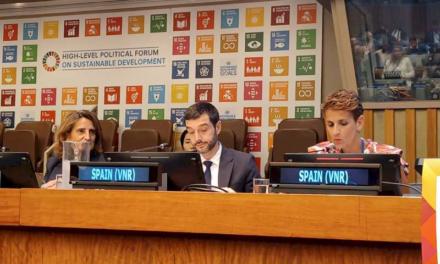 Pablo Bustinduy prezintă provocările Agendei 2030 la ONU: „Trebuie să consolidăm statul bunăstării la nivel global”