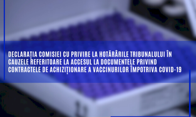 Declarația Comisiei cu privire la hotărârile Tribunalului în cauzele referitoare la accesul la documentele privind contractele de achiziționare a vaccinurilor COVID-19