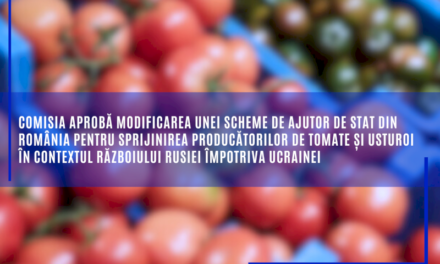 Comisia aprobă modificarea unei scheme de ajutor de stat din România pentru sprijinirea producătorilor de tomate și usturoi