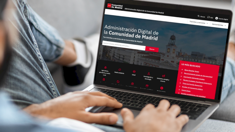 Comunitatea Madrid își reînnoiește sediul electronic pentru a îmbunătăți accesibilitatea și agilitatea prelucrării