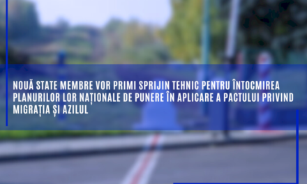 Nouă state membre vor primi sprijin tehnic pentru întocmirea planurilor lor naționale de punere în aplicare a Pactului privind migrația și azilul 