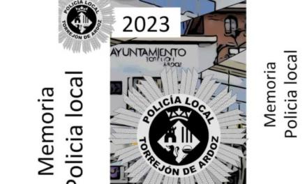 Torrejón – Poliția Locală întocmește în raportul său din 2023 activitatea desfășurată în securitate, ceea ce contribuie la ca Torrejón de Ardoz să fie 2…