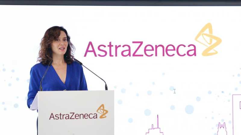 Díaz Ayuso vizitează noul centru de inovare în sănătate AstraZeneca din Spania: „Vă mulțumim pentru investiții și încredere în Madrid”