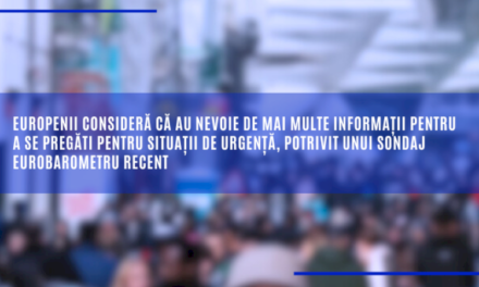 Europenii consideră că au nevoie de mai multe informații pentru a se pregăti pentru situații de urgență, potrivit unui sondaj Eurobarometru recent