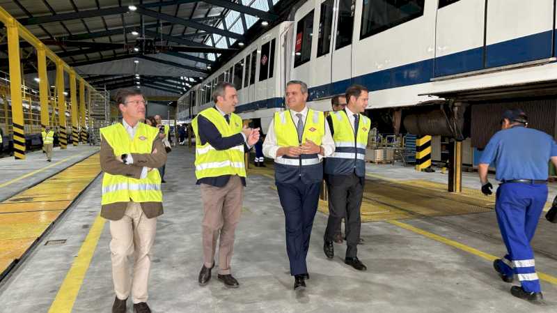 Comunitatea Madrid finalizează lucrările de remodelare a atelierului de întreținere a metroului Sacedal care își va dubla capacitatea de lucru