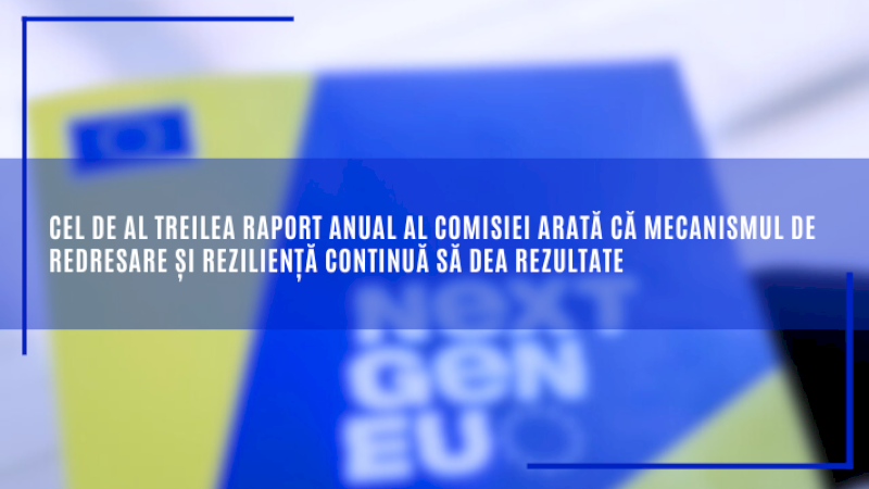 Cel de al treilea raport anual al Comisiei arată că Mecanismul de redresare și reziliență continuă să dea rezultate