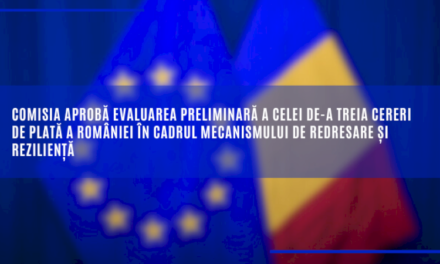 Comisia aprobă evaluarea preliminară a celei de-a treia cereri de plată a României în cadrul Mecanismului de redresare și reziliență