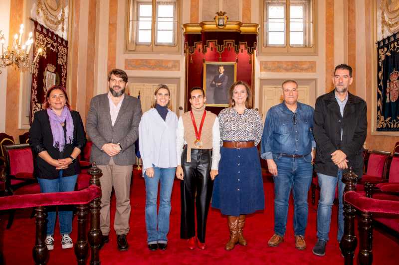 Alcalá – Omagiu din partea Consiliului Local medaliatei Paralimpice Complutense Alba García Falagán