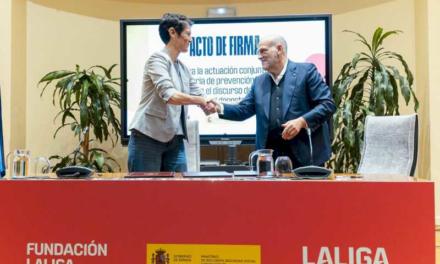 Inclusión y LALIGA firman un convenio de colaboración para combatir el discurso de odio desde el deporte