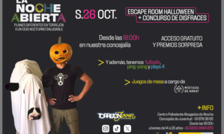 Torrejón – Emociones fuertes y desafíos intrigantes en “La Noche Abierta” de este sábado, 26 de octubre, que llega con un escape room de Ha…