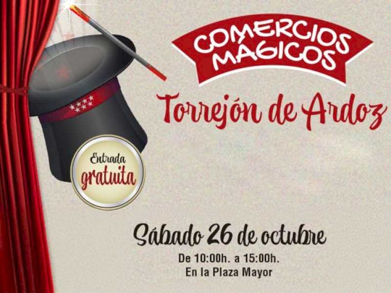 Torrejón – Este sábado, 26 de octubre, llegan los “Comercios Mágicos” a la Plaza Mayor, un espacio tematizado con juegos, animación, concu…