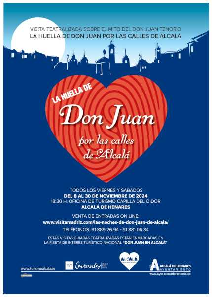 Alcalá – Vuelven a Alcalá las visitas teatralizadas ‘La huella del Don Juan por las calles de Alcalá’