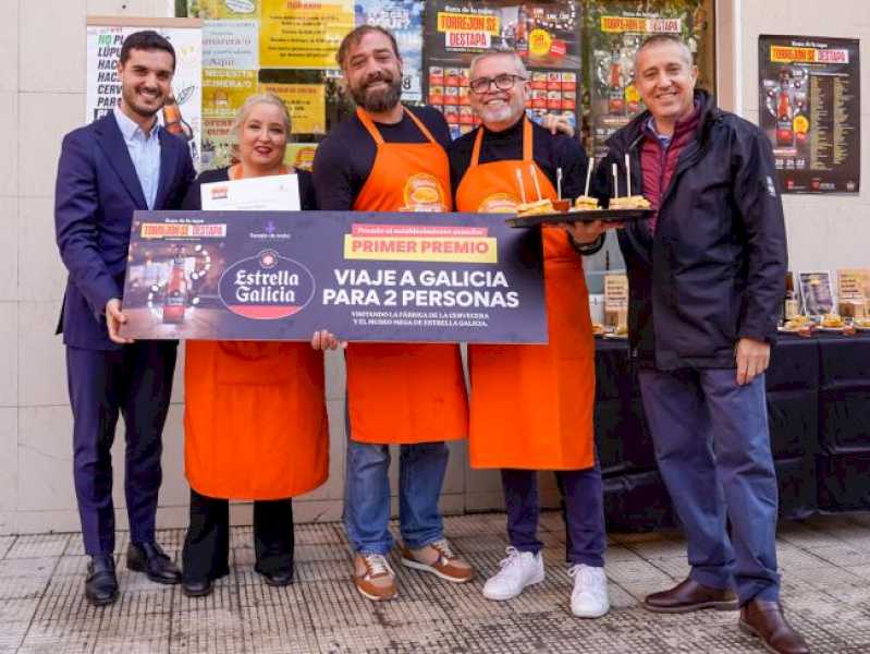 Torrejón – “Tortilla de oreja Alegría”, de Tortillería Alegría, tapa ganadora de la XV Edición de la Ruta de la Tapa “Torrejón se desTapa”,…