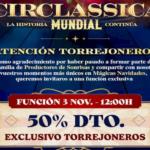 Torrejón – Los torrejoneros tendrán un descuento del 50% en las entradas para disfrutar de la función de Circlassica del domingo 3 de novie…