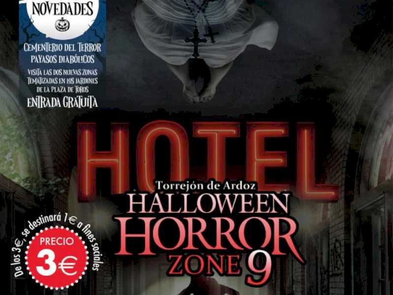 Torrejón – La Plaza de Toros acogerá hoy y mañana Halloween Horror Zone 9 con el mayor pasaje del terror de la Comunidad de Madrid, que est…