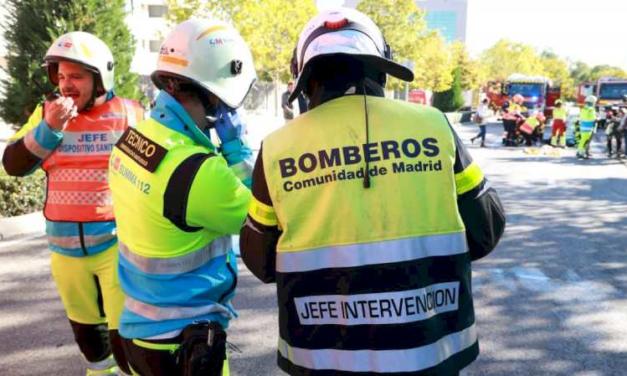 El SUMMA 112 participa en simulacros municipales para poner en práctica la coordinación asistencial en la Comunidad de Madrid