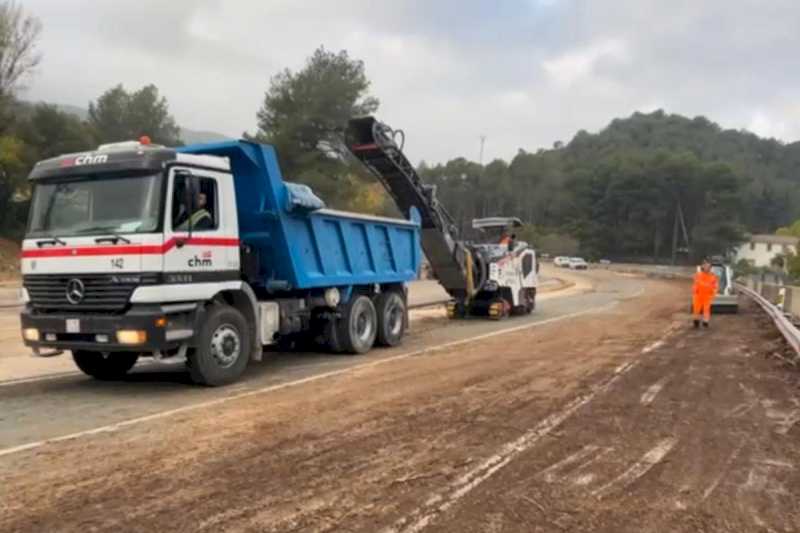 El Ministerio de Transportes habilita nuevos fondos de emergencia para el tramo de la N-3 en Valencia dañado por la DANA