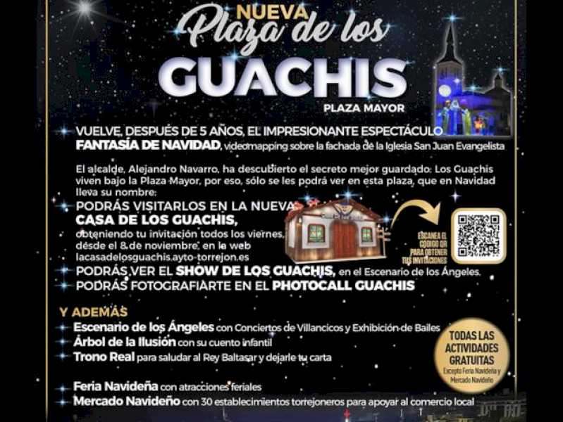 Torrejón – Desde mañana, viernes, 8 de noviembre, los torrejoneros podrán obtener sus invitaciones para visitar Mágicas Navidades, el Parqu…