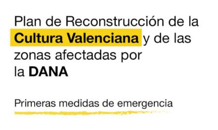 Cultura pone en marcha el Plan de Reconstrucción de la Cultura Valenciana