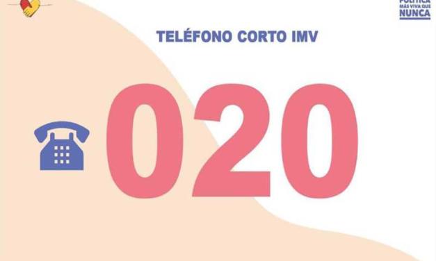 El teléfono 020 comienza a funcionar para facilitar el acceso al Ingreso Mínimo Vital