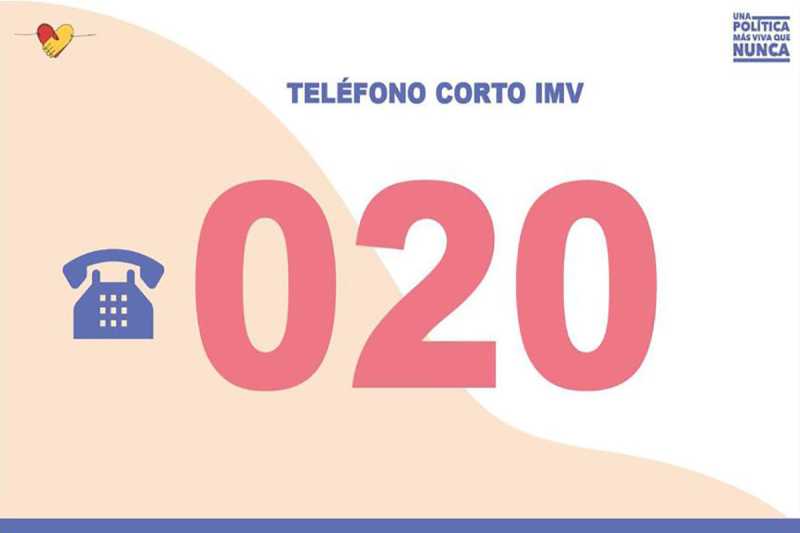 El teléfono 020 comienza a funcionar para facilitar el acceso al Ingreso Mínimo Vital