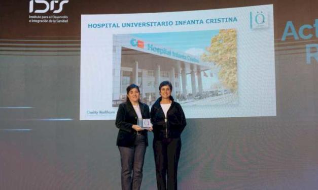 El Hospital público Infanta Cristina obtiene el reconocimiento ‘QH’ de excelencia en la calidad asistencial