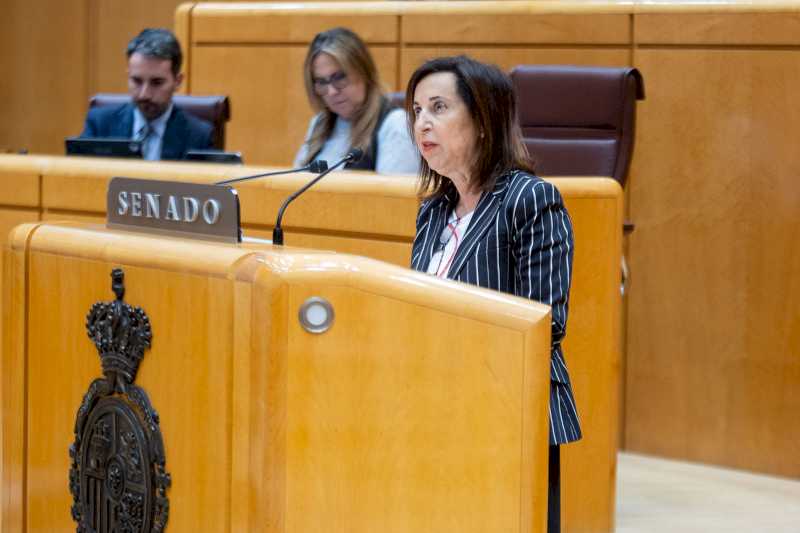 Margarita Robles defiende la intervención de las Fuerzas Armadas en la crisis de la DANA