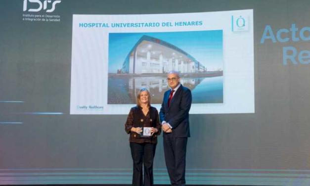 El Hospital público del Henares recibe un nuevo reconocimiento a su calidad asistencial y eficiencia