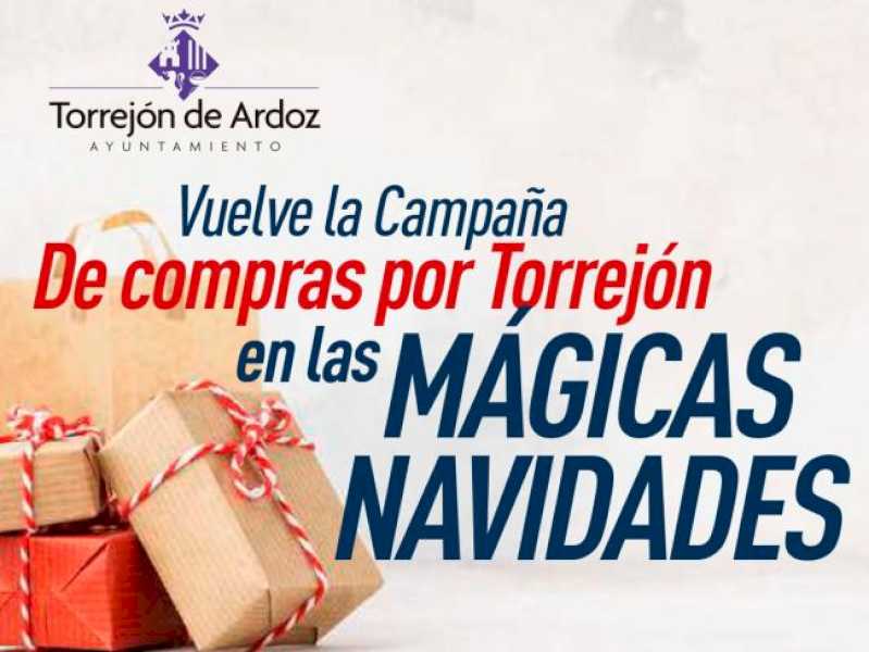 Torrejón – Vuelve “De compras por Torrejón en las Mágicas Navidades” para apoyar al comercio de la ciudad y premiar a los clientes que real…