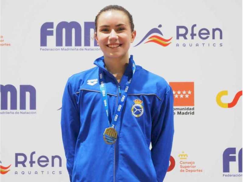 Torrejón – La torrejonera, Jimena Ruiz, doble campeona de España absoluta de natación en 50 y 100 metros braza