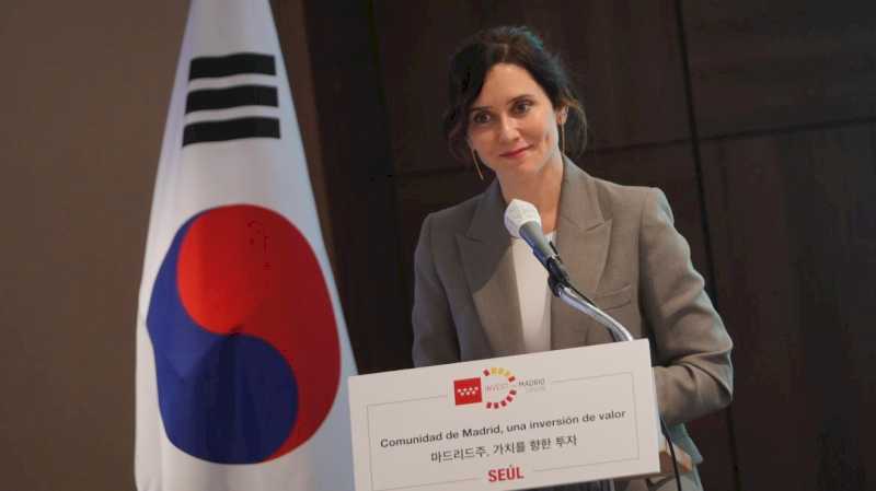 Díaz Ayuso presenta en Corea del Sur el Catálogo de Proyectos Estratégicos para la captación de empresas internacionales