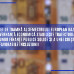 Primul pachet de toamnă al semestrului european bazat pe noul cadru de guvernanță economică stabilește traiectoria pentru asigurarea unor finanțe publice solide