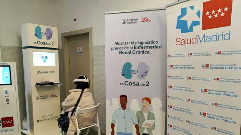 Atención Primaria invita a ponerse en la piel de las personas con enfermedad renal crónica con unas gafas de realidad virtual