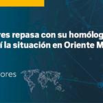 Albares repasa con su homólogo iraquí la situación en Oriente Próximo