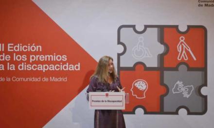 La Comunidad de Madrid reconoce a personas y entidades que trabajan en favor de la inclusión con los II Premios a la Discapacidad