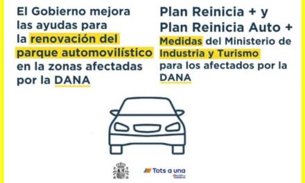 Los concesionarios interesados ya pueden adherirse al programa de ayudas a la compra de vehículos para los ciudadanos afectados por la DANA