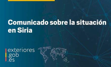 El Gobierno llama a la transición política pacífica en Siria