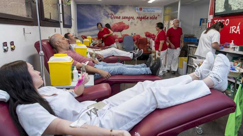 El Hospital público de Getafe celebrará el 18 y 19 de diciembre un ‘maratón’ de donación de sangre