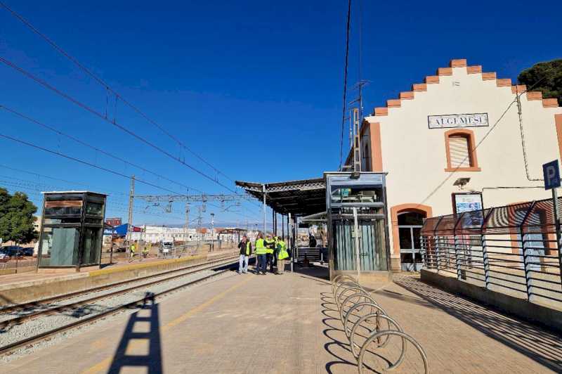 Transportes adelanta al 16 de diciembre la recuperación del servicio ferroviario en las líneas C1 y C2 de Valencia dañadas por la DANA