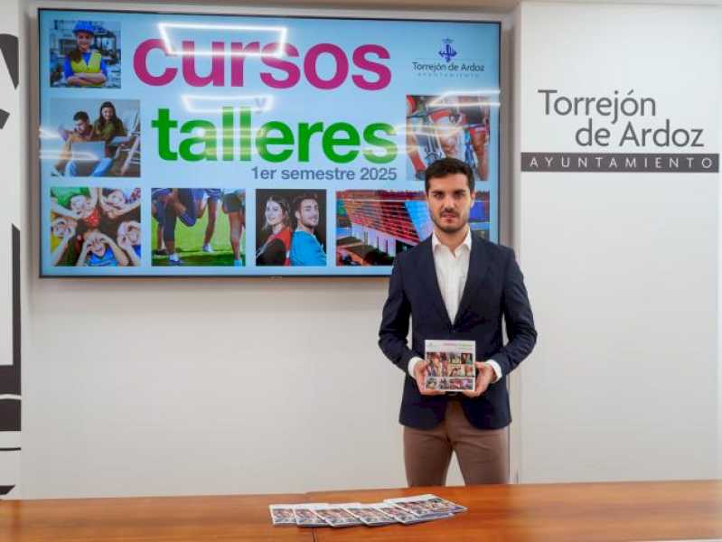 Torrejón – El empleo vuelve a ser prioritario en la nueva oferta de cursos del Ayuntamiento de Torrejón de Ardoz para el primer semestre de…