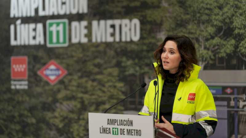 Díaz Ayuso presenta el modelo de excavación que agilizará la ampliación de la L11 de Metro con dos nuevas estaciones en Comillas y Madrid Río