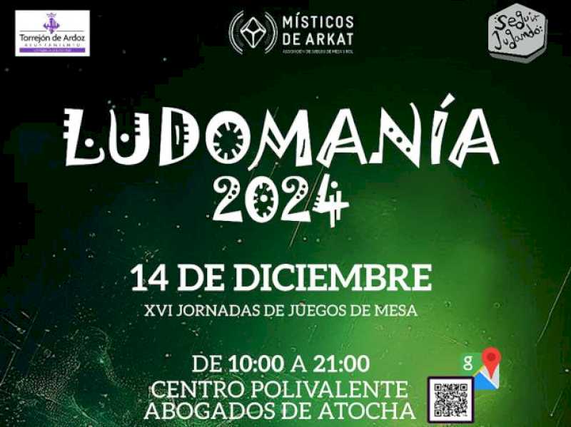 Torrejón – Los juegos de mesa tomarán Torrejón de Ardoz mañana sábado, 14 de diciembre, con la XVI edición de las Jornadas de Ludomanía, or…