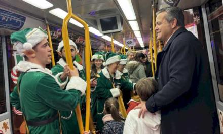 La Comunidad de Madrid registra 355.000 viajeros en el Tren de la Navidad de Metro en los primeros veinte días de funcionamiento