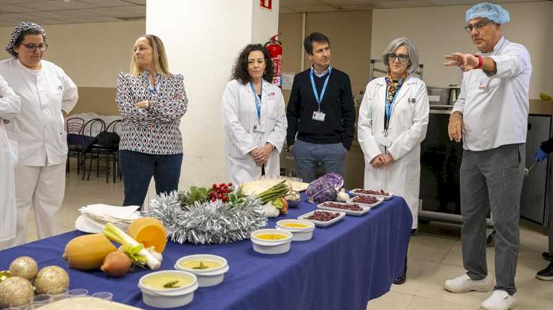 El Hospital Gregorio Marañón ofrece menús especiales a pacientes y familiares con motivo de las fiestas navideñas