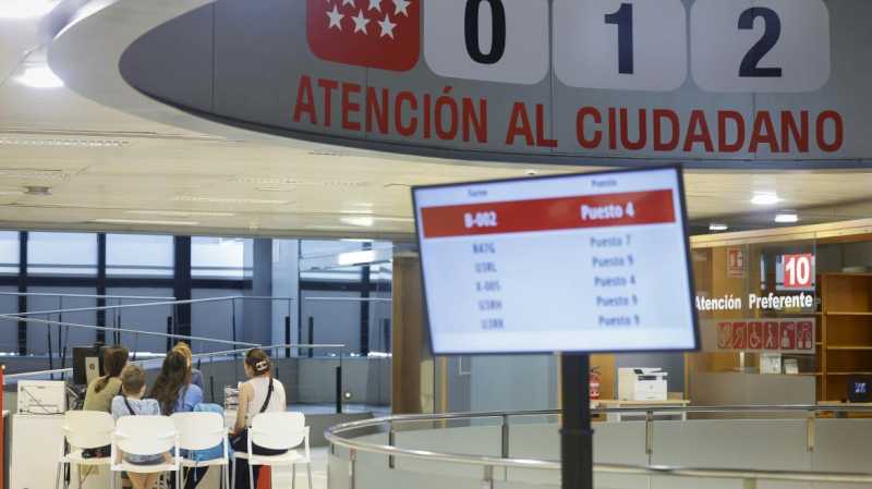 La Comunidad de Madrid ha incrementado este año un 7% las consultas del 012 de Atención al Ciudadano, con más de 2,5 millones