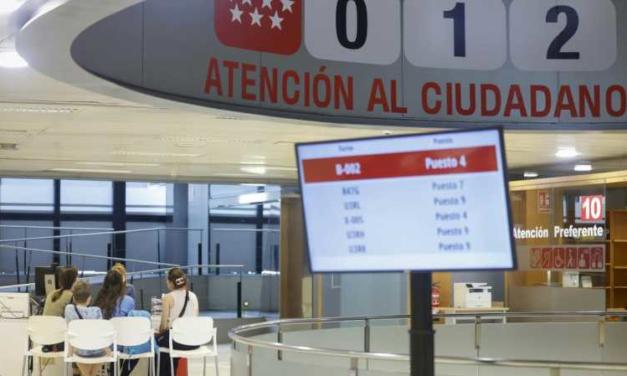 La Comunidad de Madrid ha incrementado este año un 7% las consultas del 012 de Atención al Ciudadano, con más de 2,5 millones