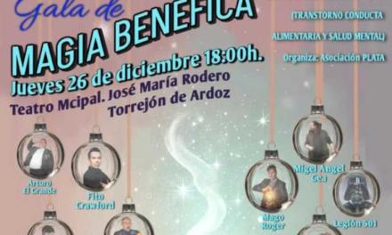 Torrejón – El Teatro Municipal José María Rodero acoge hoy, jueves, a las 18:00 horas, una Gala de Magia Benéfica de la Asociación PLATA (P…