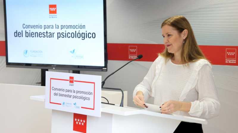 La Comunidad de Madrid firma un convenio con el Colegio Oficial de la Psicología para potenciar los programas de atención social en salud mental